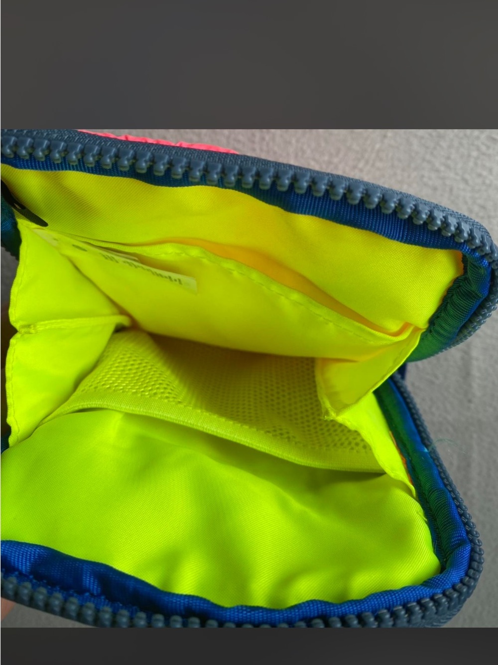 Lululemon Bright Colorblock Crossbody Pouch - Pink & Blue - Picture 3 of 7